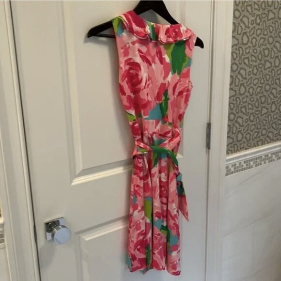 Lilly Pulitzer First Impressions Hayden Wrap Dress XS EUC - Picture 3 of 5
